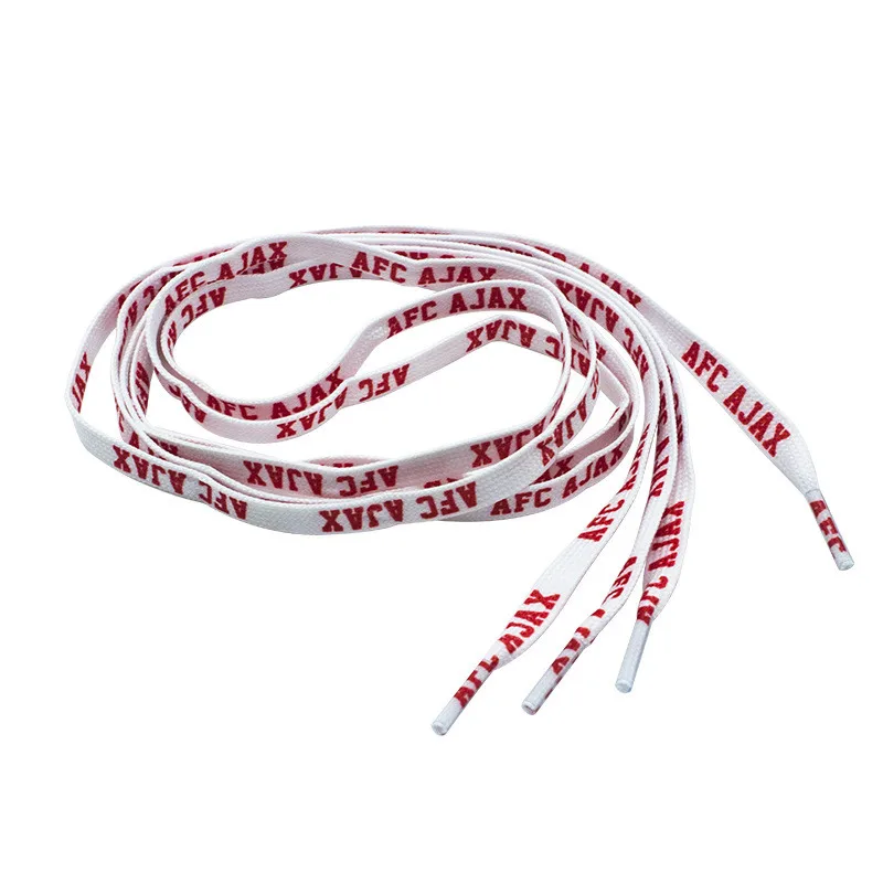 Flat Print Brand Logo Shoelaces Personalized Silk-screen Shoe laces Reflective Print Logo Custom Engraved Logo