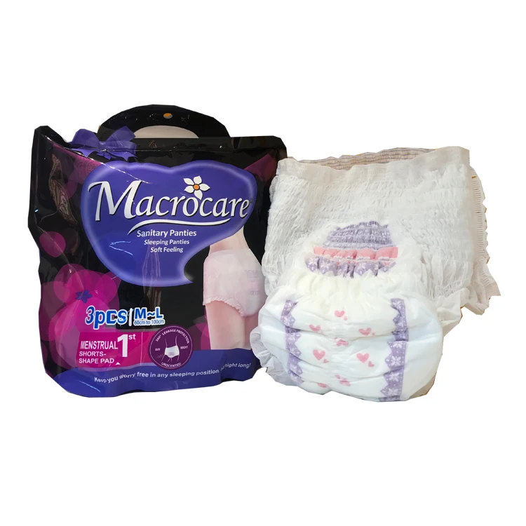 
Menstrual Pants Maternity underwear Soft Non-woven Cotton Disposable Super Absorbent lady sanitary napkins 