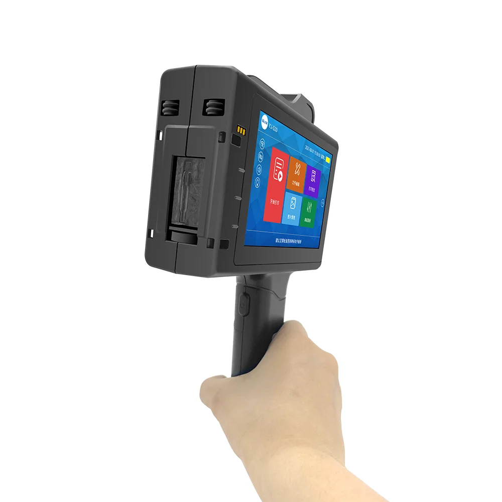 Willita Hot Selling 25.4mm High Quality Wide Format Handheld Inkjet Printer Using Fast Dry Ink Cartridge for Pattern Printing