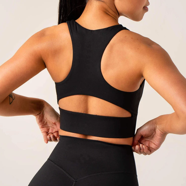 Wholesales OEM Service Custom Logo Printing High Impact Comfortable Good Skin Touch Women Yoga Bras Pattern Sports Bras