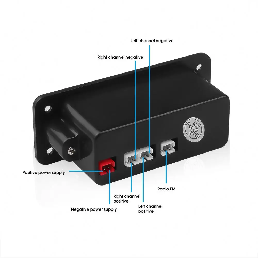  DC 5V BLEl MP3 WMA декодер плата аудио модуль USB TF Радио беспроводной FM-приемник mp3-плеер 2x3 Вт усилитель для
