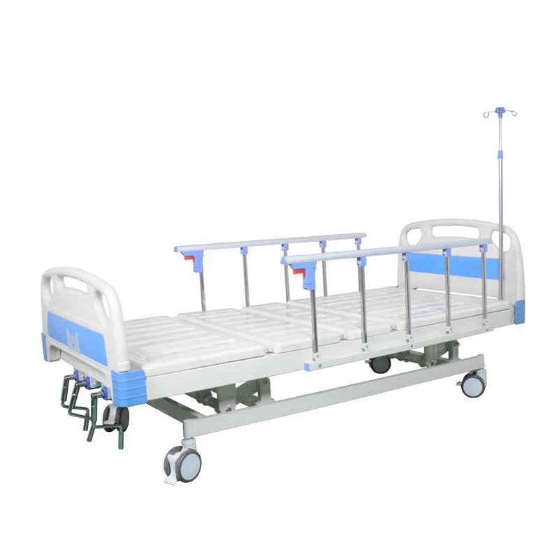 Hot Sale Height Adjustable 3 Function Home Care Home Care Hospital Bed 3 Crank Manual Medical Hospital Bed