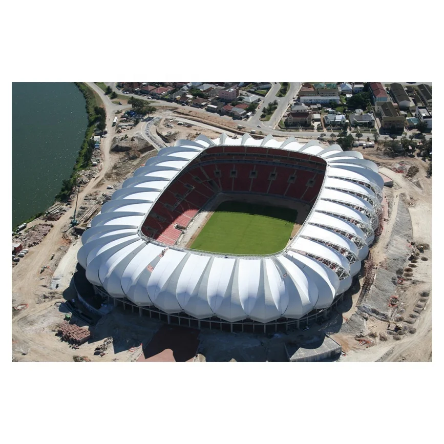 Multiple types of membrane materials for stadium roof  tensile largescale membrane structure architecture structures of membrane