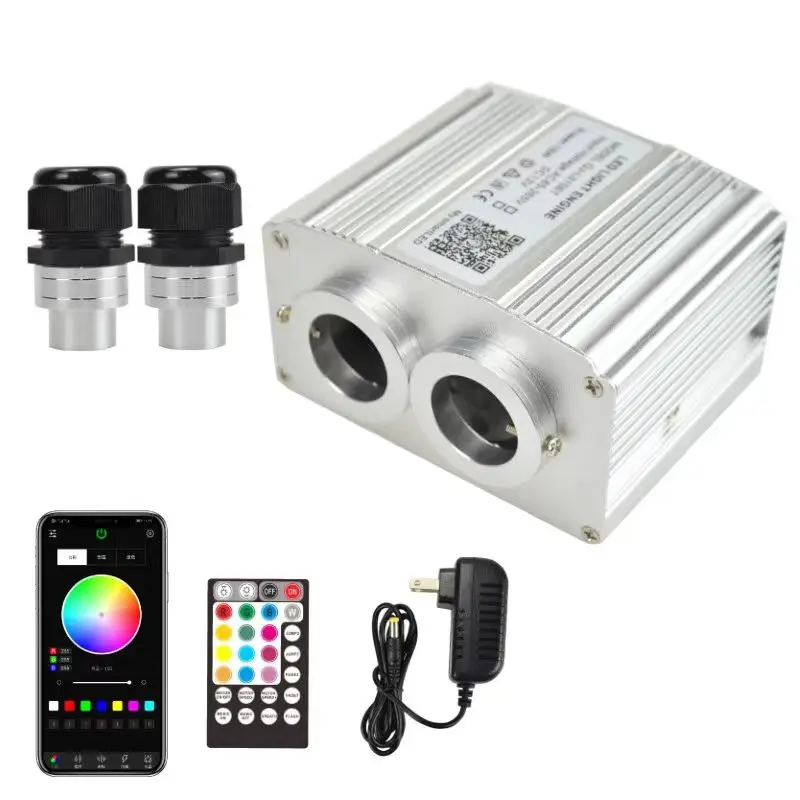 Fiber Optic Lights Ip20 LED Aluminum fiber optic light with twinkle effect with app