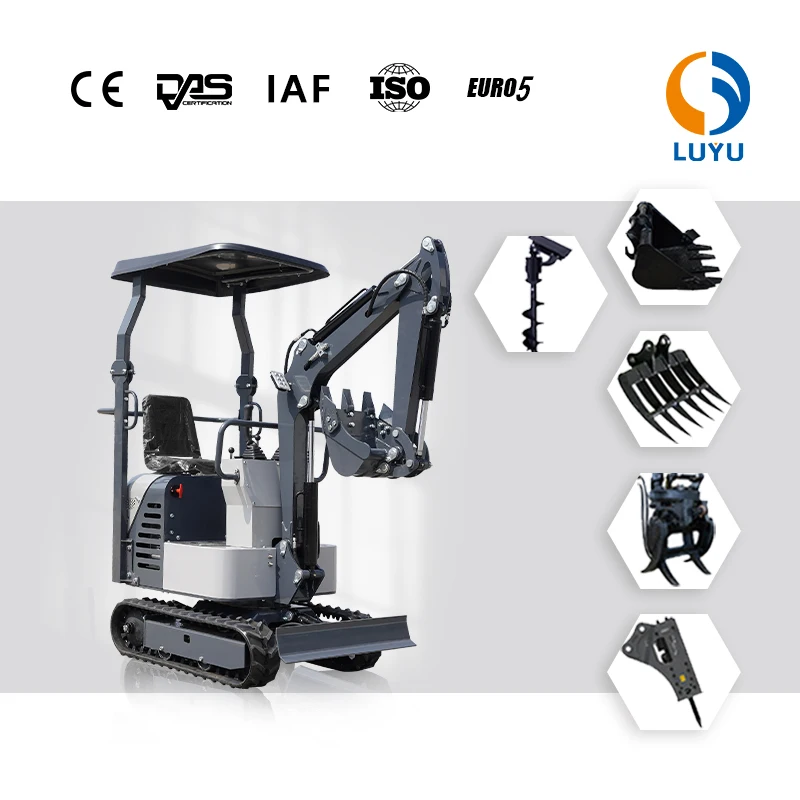 Trade Assurance Small Digger With Various Accessories Mini Excavator for Hot Sale