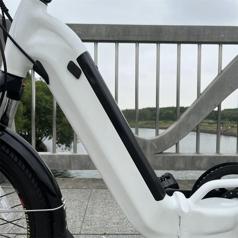 Lantu Ebike 20-дюймовый легкий 500 Вт складной мини-электровелосипед шаг через раму Электрический велосипед