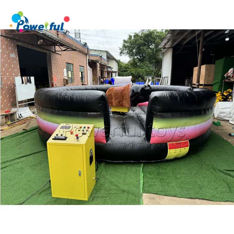 Outdoor indoor sport game inflatable rodeo bull amusement park ride inflatable mechanical bull ride