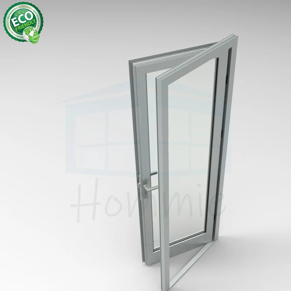 Factory Direct Sales High Strength External Front Door Classic Aluminum Casement Glass Door Price For USA