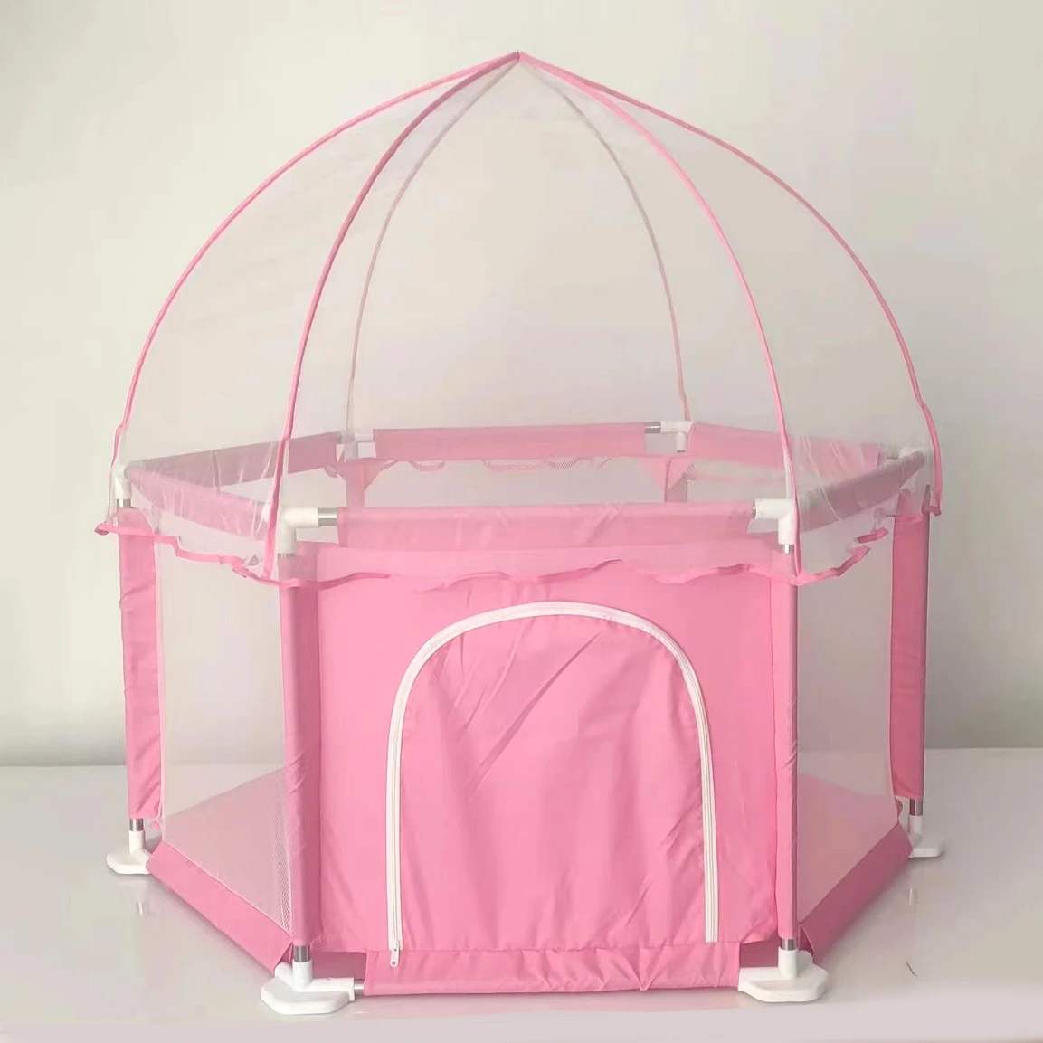kids Oxford Fabric folding indoor cheap fence kids play kents Portable babypen playpens for traveling families