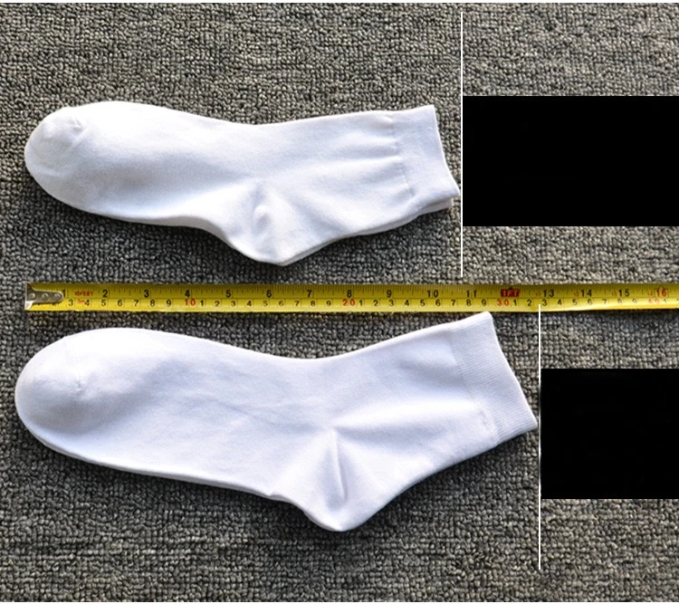 44-48Large size high quality five colors men business socks mid tube breathable cotton socks