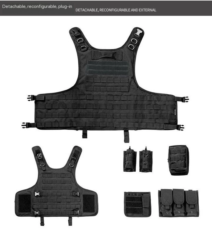 Tactical air gun color bullet vest