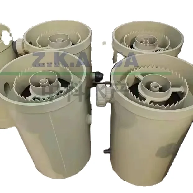 sewage collection sedimentation basin for  fish tank