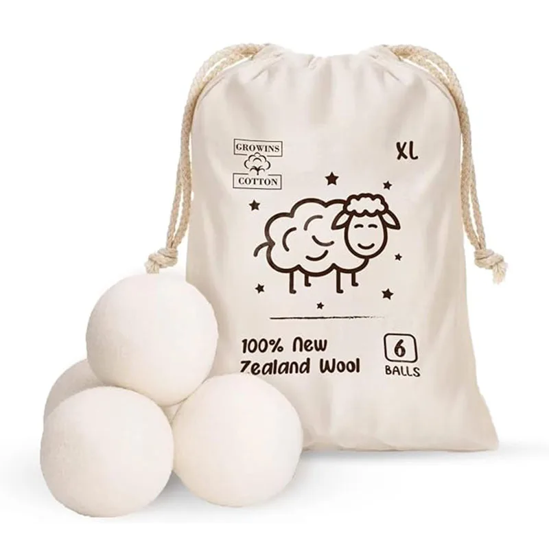 wholesale Natural Wool Dryer Balls for Laundry Washing Machine Organic Laundry Ball