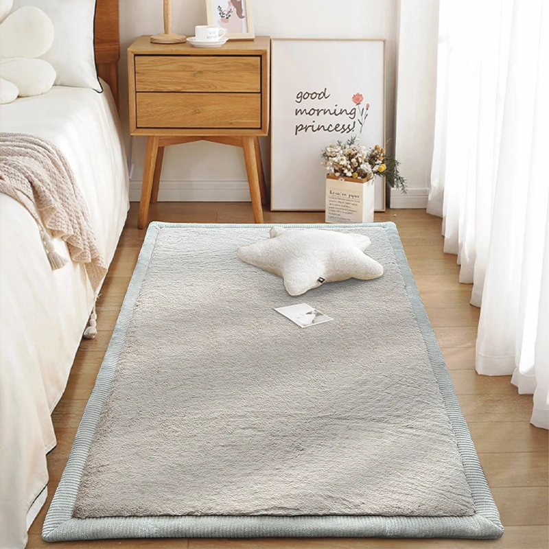 Wholesale White Faux Fur 4X6 Area Rugs and Carpets for Bedroom Bedside