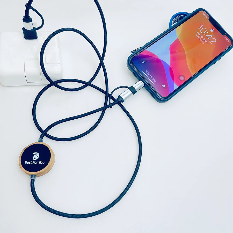 New Design 20W+60W 1.2m 2in1 Fast Charging Data Cable For IPhone USB c cable IOS Data Cable