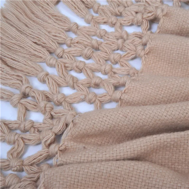 780g wholesale wool blanket shawls luxury eco-friendly winter tartan super cozy woven tapestry 140*170