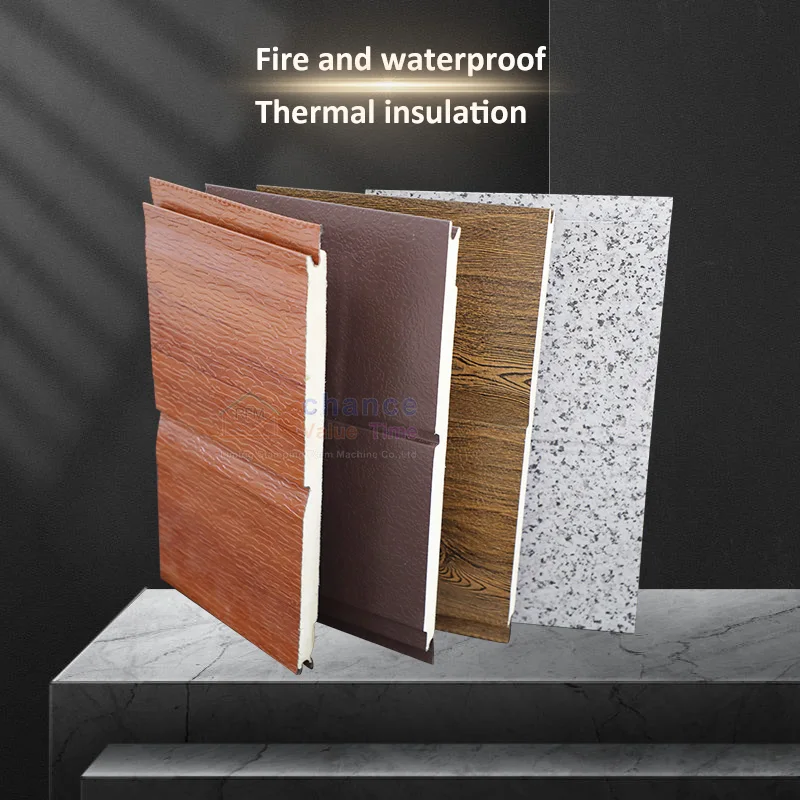 Waterproof and flame retardant  Sandwich Panels Metal Carved Board Convenient construction Metal Plate With best quality