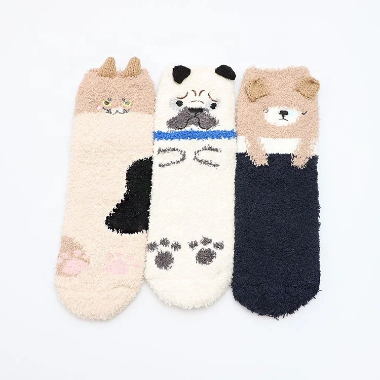 
Manufacturer Fuzzy Socks Women Girls Cute Animal Socks 