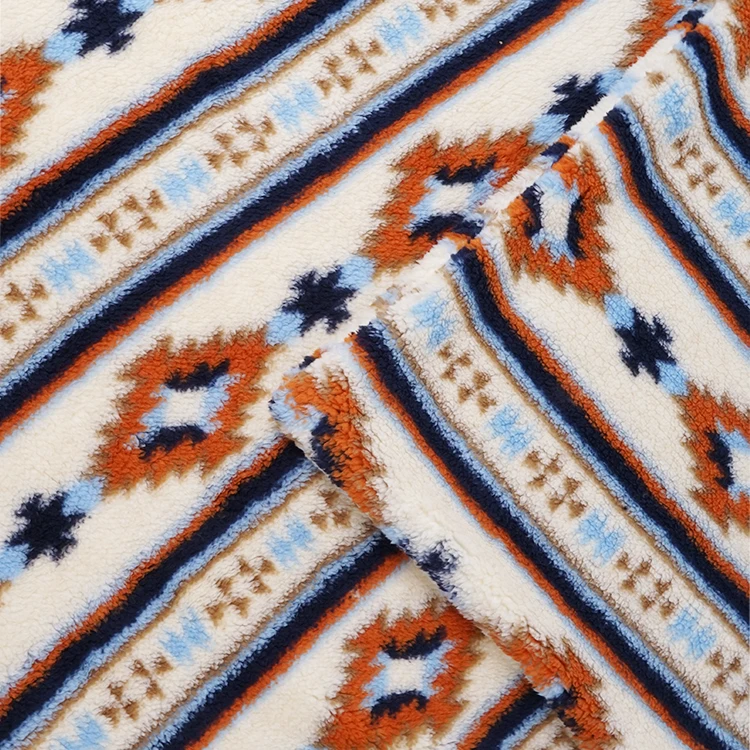 Winter hot sale customized soft printed polyester teddy fleece blanket