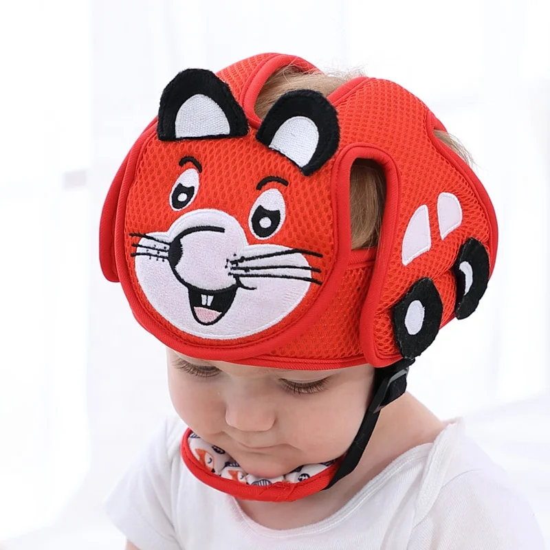 Breathable Mesh Baby Headgear Infant Toddler No Bumps Safety Helmet Head Cushion Bumper Bonnet Baby Helmet
