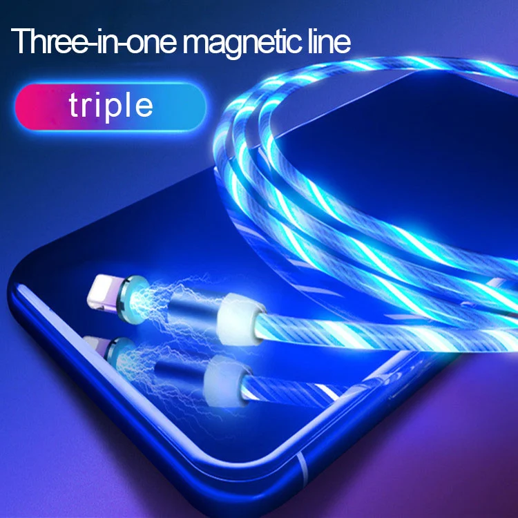 2021 мощный магнитный Спиральный micro usb кабель для быстрой зарядки