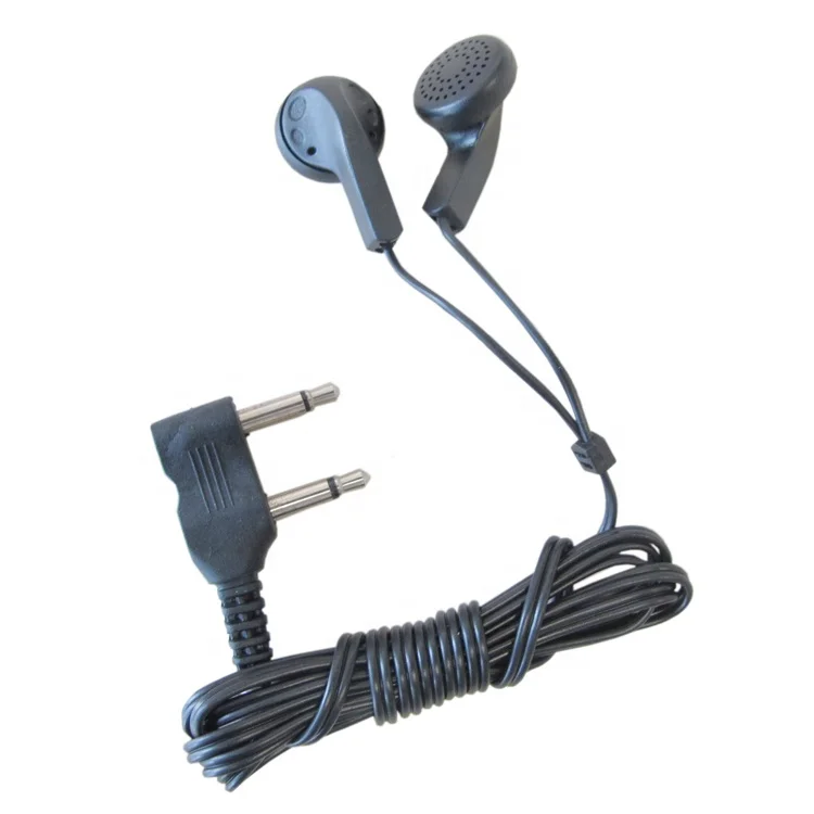 Free sample Customized logo OEM in-ear disposable 32 ohms/300 ohms dual pin aviation earphone headphone earbud