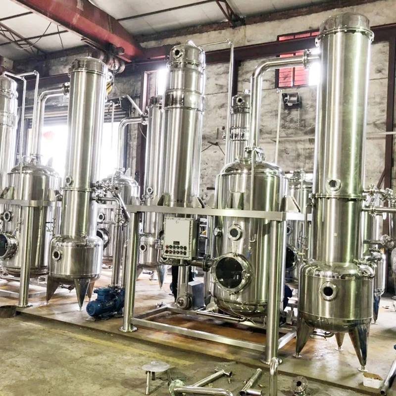 Односторонний падающий пленочный испаритель, вакуумный Испарительный концентратор