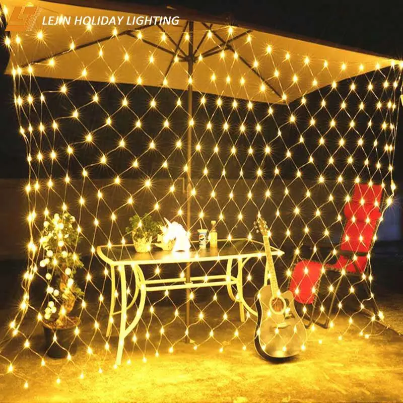 2x2M 400LEDs Mesh Fairy String Light Garland lighting Fairy Wedding Party Holiday LED Light Net