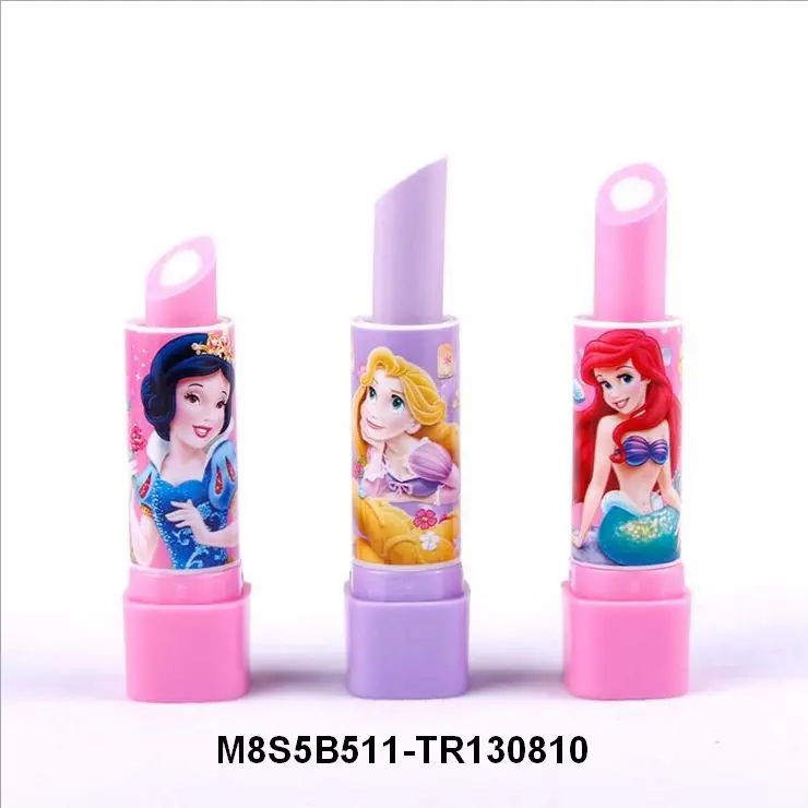 Новинка, Ластики для губной помады для девочек, красочный резиновый ластик для детей, игрушка, ластик для офиса, школьные принадлежности, модные канцелярские принадлежности