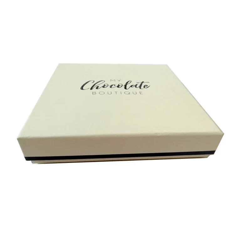 High End Custom Lid and Base Chocolate Gift Packing Box With Dividers