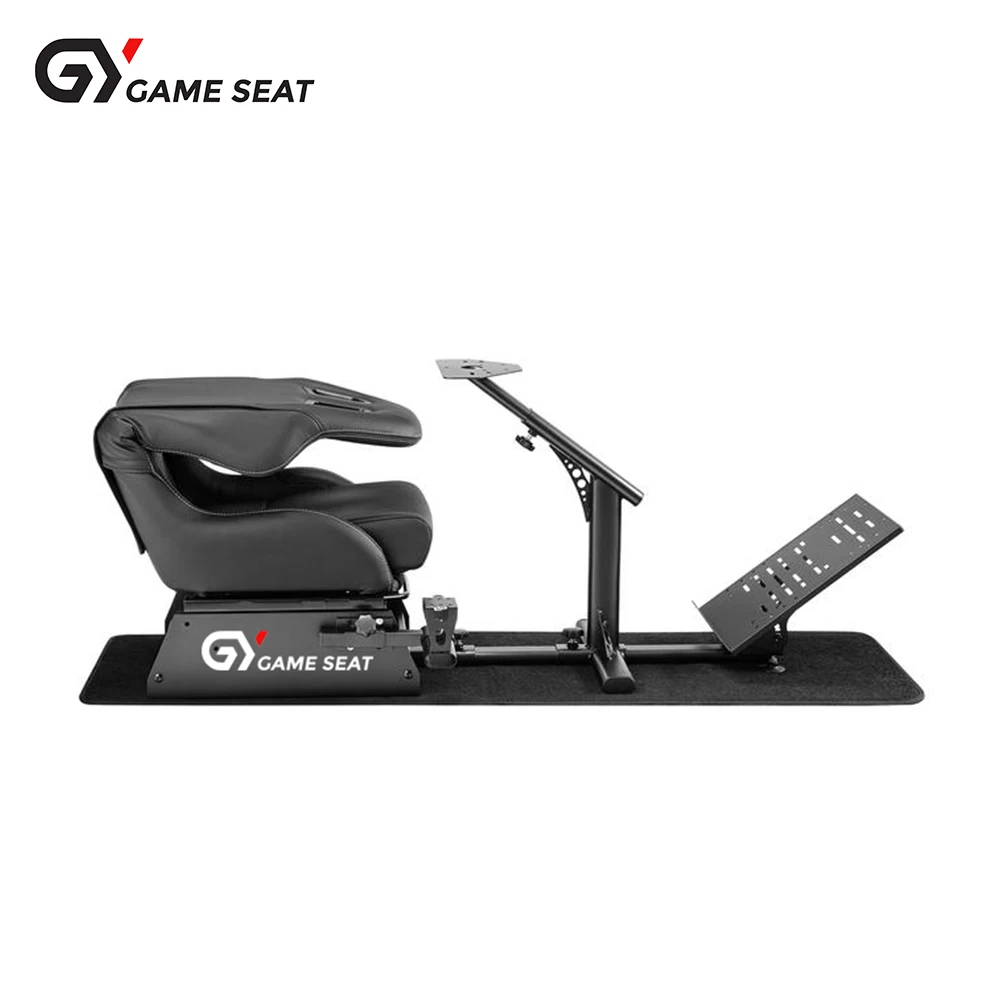 GY013 Professional racing driving angle bracket vr racing simulator cockpit play station racing simulator gaming seat with stand