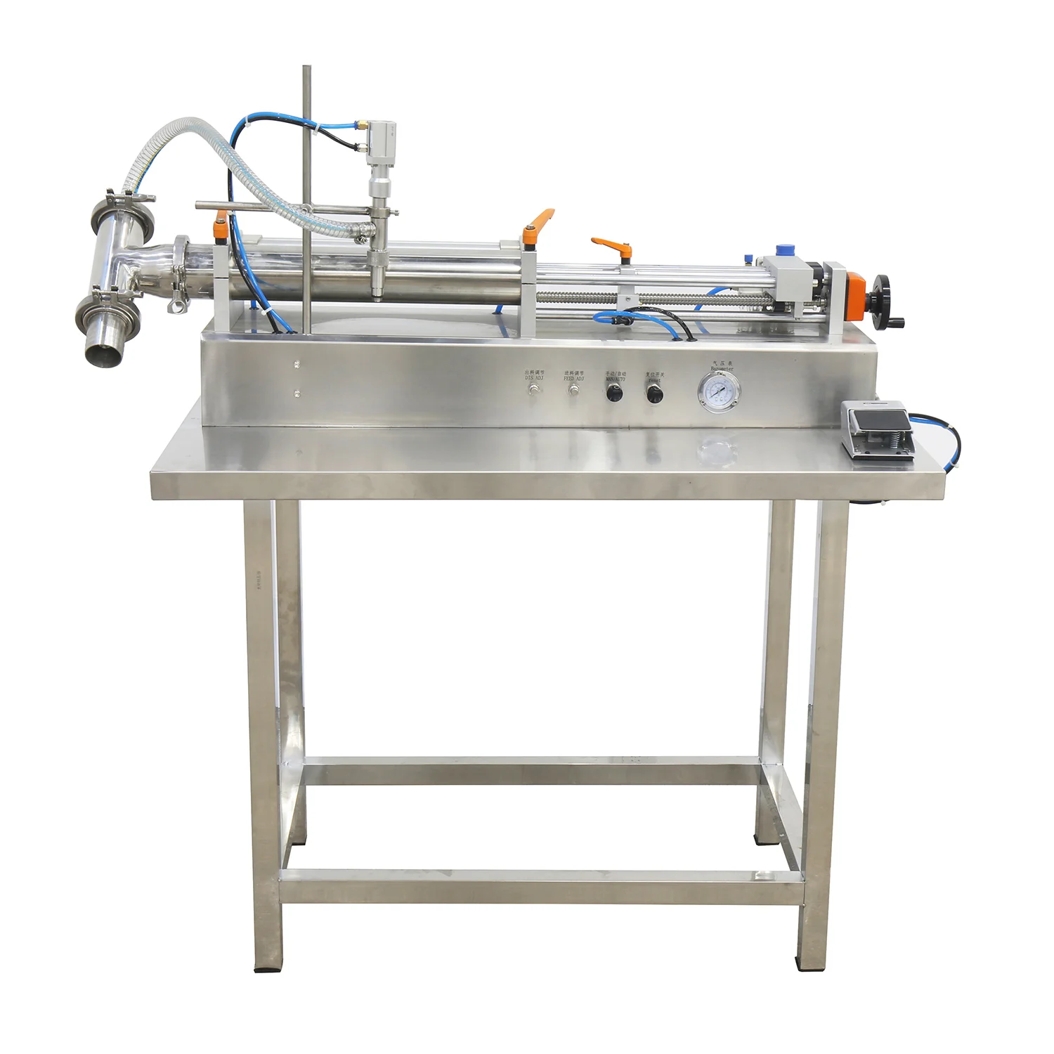 high Quality Semi Automatic Horizontal beer and juice Filling Machine
