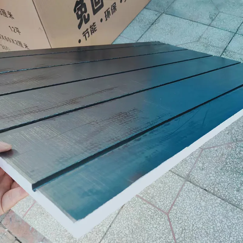 High Pressure Strong Dry Floor Heating Module Graphite XPS underfloor Heating Panel