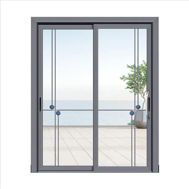 Modern Design As2047 Tempered Glazed Soundproof Lift And Multi Slide 4 Panel Sliding Patio Doors