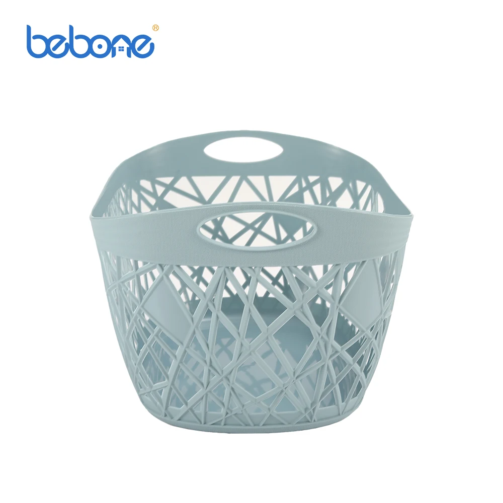 100% PP durable portable plastic hollow home storage basket