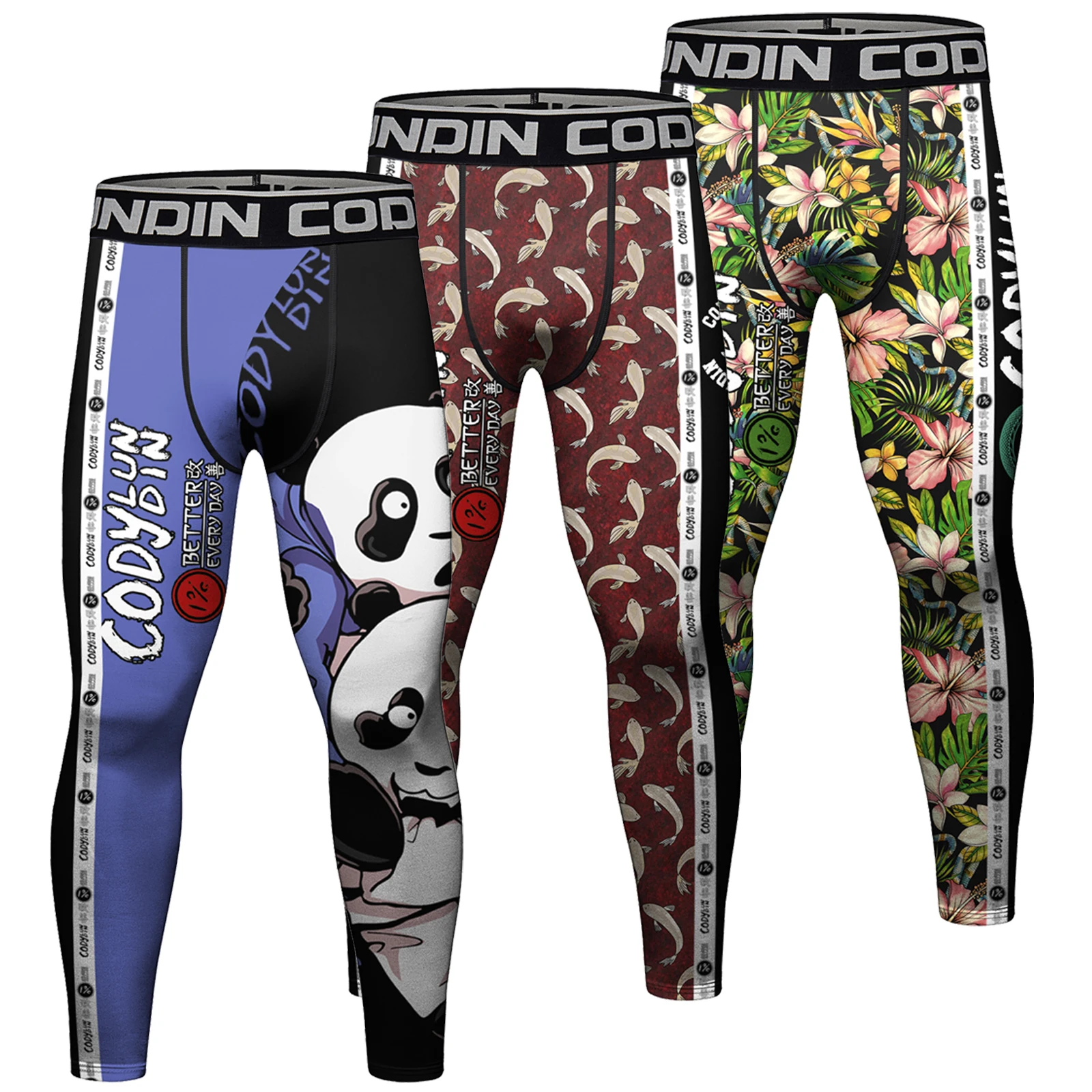 New Custom Grappling Spats Add Your Logo Text Full printed Compression Leggings Tights- Running, BJJ, MMA Sportswear Clothing