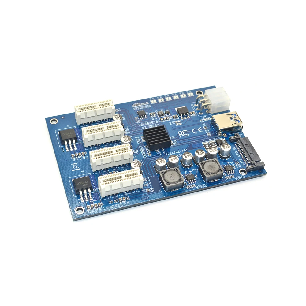 Переходник Pci E 1-4 Express мини-карта Itx External 3 Pci-e слот Ver 005 адаптер Pcie усилитель порта карта Ver005 1x до