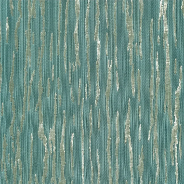 
Wholesale new design woven microfiber fabric gold foil strips pattern 100% polyester fabric 