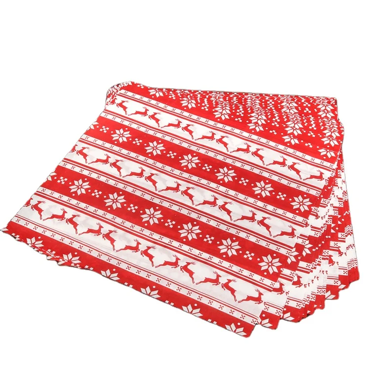 Custom printed newspaper greaseproof wax wrapping paper for food with logo