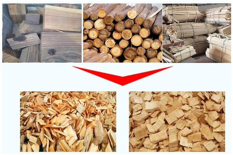 Factory Direct Sale Drum Wood Chipper Forest Machinery Wood Logs Chipper