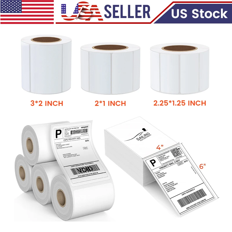 green 4*6 4x6 100 x 70 direct thermal shipping print silver void matte label blue color round