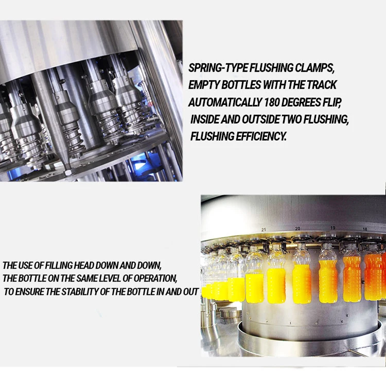 
Automatic Watermelon Orange Mango Grape Juicer Production Line Processing Machine 3 In 1 Bottle Filling Machine 