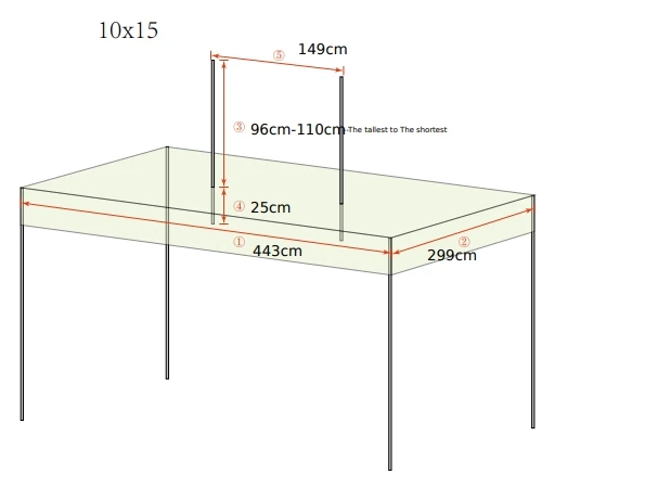 Manufacturer Exhibition Tents 3x4.5m 420D silver glue coating Oxford 10x15ft  trade show booth tents for events gazebos