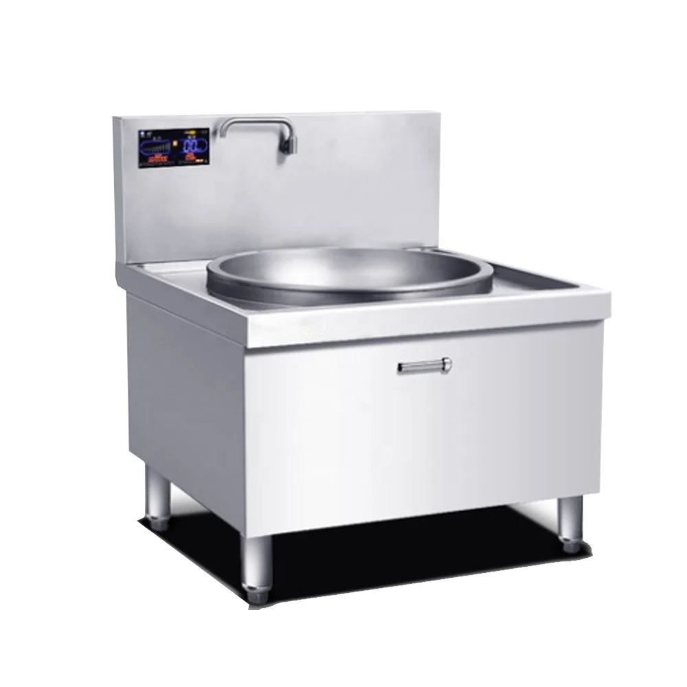 
commercial stainless steel electric single fry electromagnetic induction stove good quality low price 