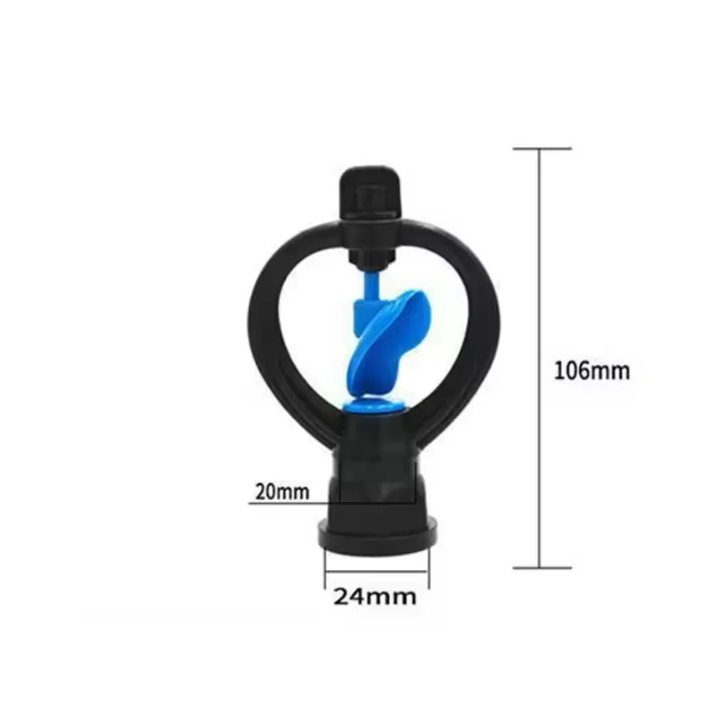 Agricultural Nozzle Water Floppy Irrigation Kit 1/2 ' 3/4 'thread Micro Sprinklers with Stake 360 Degree Sprinkler