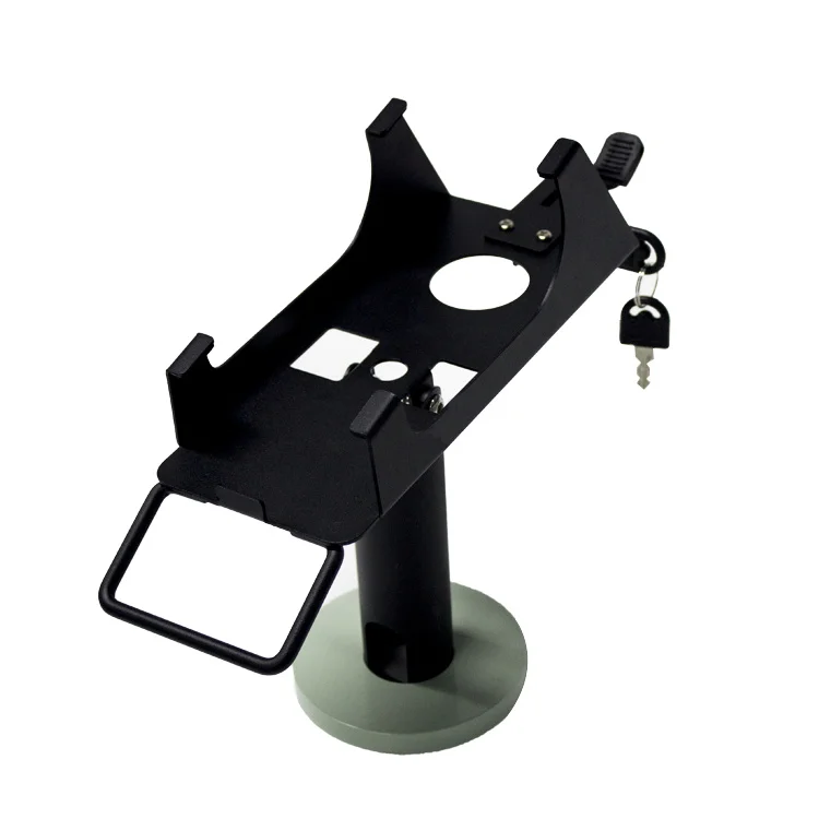 Wiseasy P3(WPOS-3) credit card machine stand black plastic rotatable pos terminal holder for ingenico