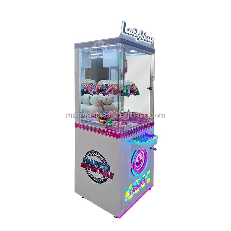 Maker Commercial Coin Operated Mini Prize Gift Clip Lollipop Clipping Machine Clip Prize Machine Clamp Game Machine