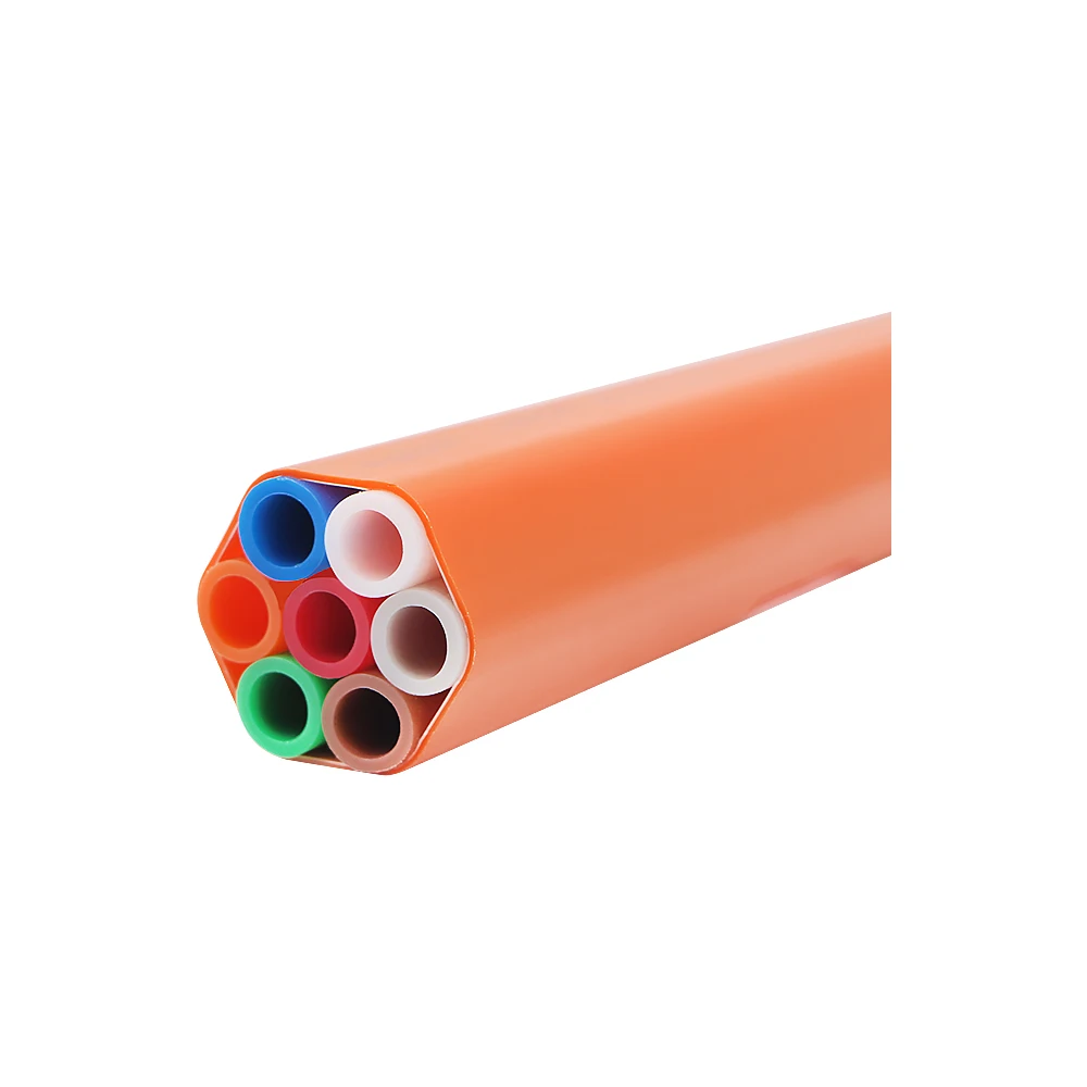 Air Blowing Fiber Optical Cable Microduct And HDPE Duct For FTTH Underground Cable
