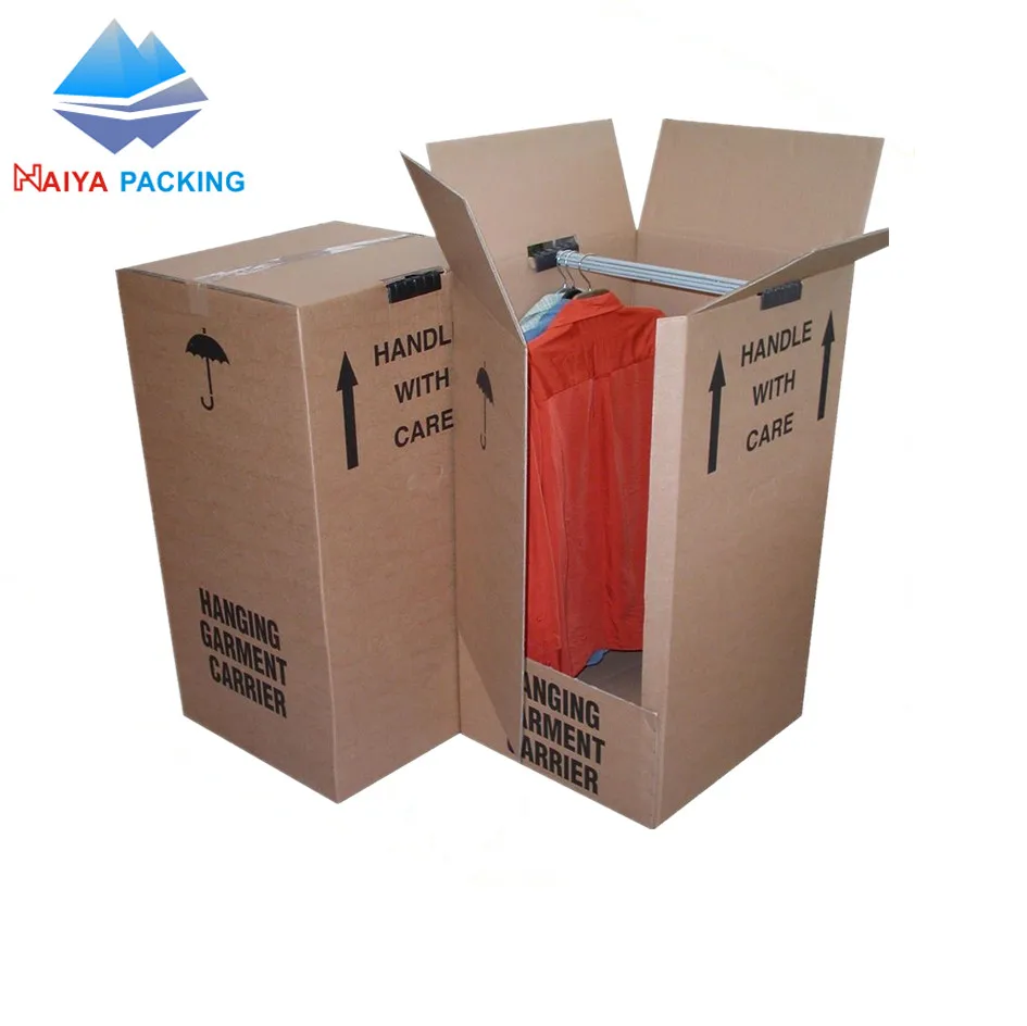 Fast Moving Boxes corrugated Cardboard storage big carton Wardrobes  box