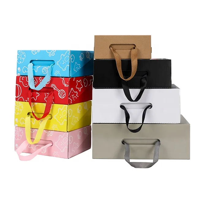 custom logo print folding baby small shoe paper box kid children sport shoes package box large men womens cardboard shoe boxes